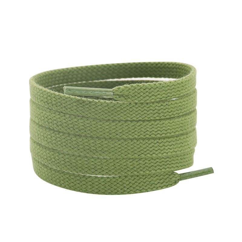 Shoelace Classic Trend 8mm Flat Double Terylene Cotton Shoelace Suitable For Casual Shoes Sneakers Board Shoes_viptrois.com