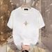 High En European Men's Short T-shirt For Summer 2024, New Cotton Printe Top, Roun Neck Half Sleeve Bottom Shirt_viptrois.com