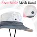 NPQQUAN Ponytail Sun Bucket Hats For Women Men Wide Brim UPF 50+ Fishing & Beach Hats_viptrois.com