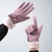 Women's Gloves Women's Winter Ski Gloves Bow Cute Plush Thick Windproof Cold Proof Outdoor Cycling Touch Screen Gloves_viptrois.com