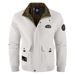 Men's Clothing Men's Slim-Fit Stand Collar Jacket - Waterproof Windbreaker, Lightweight Polyester, Business Casual Style (White/Black/Terracotta)_viptrois.com