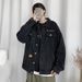 Men's Denim New Spring Fried Street Top, Korean Version Trend Casual Baseball Jacket, Men's Clothing_viptrois.com