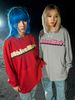 Men's Clothing Makemore long sleeved men's fun multi color t shirt women's trendy brand American street hip hop loose casual couple tops_viptrois.com