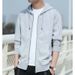 Pure Pure Men's Cardigan Sweatshirt Spring Autumn 2024 New Zipper Hoodie Youth Couple Plus Size Hooded Jacket Coat_viptrois.com
