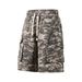 Men's Clothing Summer Thin Casual Pants Versatile American Retro Trendy Drawstring Waist Loose Fit Five Point_viptrois.com
