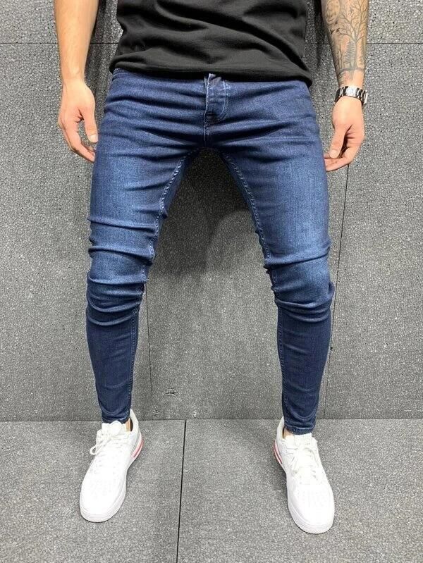 2022 High-Quality Cross-Border Zhang European And American Stretch Skinny New Men's Jeans One-Piece Dropshipping_viptrois.com