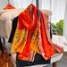 New Fashion Big Scarf Tourism Sunscreen Shawl Beach Scarf Live Broadcast New Silk Silk Scarf Women's Spring/Summer Thin_viptrois.com