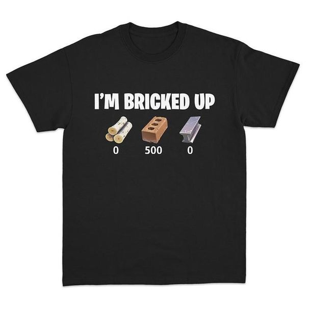 Meme I'M Bricked Up, Camiseta Gráfica Genial, Perfecta Para Atuendos Casuales._viptrois.com