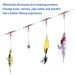 Japanese Style New Splitter 8-Shaped Ring Red Bead Three-Prong Swivel Sea Connector Outdoor Fishing Accessories_viptrois.com