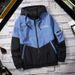 Men's Slim Fit Zip-Up Hooded Jacket – Lightweight Acetate Streetwear Coat For Teens & Young Adults Trendy Layering Piece For School & Urban Style_viptrois.com