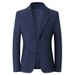 Men's Corduroy Blazer – Business Casual & Fashion Jacket (Greyish/Black/Khaki/Dark Blue, M-5XL) – European & American Style_viptrois.com