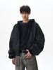 American Style Fake Two-Piece Flight Suit Jacket Men, Loose Hooded Oversized PU Leather Coat For Spring And Autumn 2025_viptrois.com