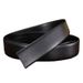 Men's Automatic Buckle Headless Belt Belt Body PVC Litchi Grain Belt Buckleless Automatic Belt Business Belt_viptrois.com