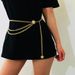Unisex Alloy multi-layer exaggerated body chain women's trend Queen head retro street photo belt chain_viptrois.com