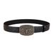 Western Cowboy Bull Head Large Buckle Youth Men And Women Punk PU Leather Casual Versatile Belt_viptrois.com