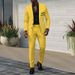 Men's Clothing Men's Suits Men's Business Casual Two Piece Suits Groom Groomsmen Suits Wedding Banquet Suits Men_viptrois.com