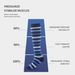 New breathable compression socks Athleisure pressure calf socks matching striped leg socks_viptrois.com