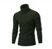 1 2022 Same Style Men's Cross-Border Knitted Fashionable Youth Casual Slim Fit High Neck Base Sweater For Men_viptrois.com