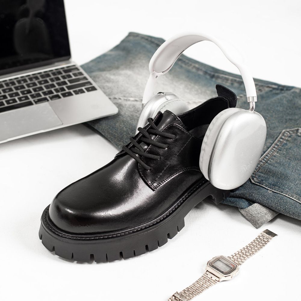 European Warm Series Men's Leather Large Size New Martin Boots British Business Formal Thick Sole Wedding Groom Casual Shoes Men 2138_viptrois.com