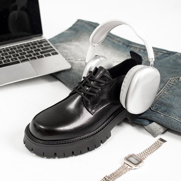 European Warm Series Men's Leather Large Size New Martin Boots British Business Formal Thick Sole Wedding Groom Casual Shoes Men 2138_viptrois.com