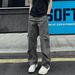 New 2025 Wrinkled Trendy Straight Casual Summer Thin Loose Outdoor Cargo Quick-Dry Long Pants For Men_viptrois.com