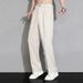 Men's Ice Silk Shorts, Summer Cool Thin Style, Wide Leg Straight Leg Loose Casual Pants, Suit Pants_viptrois.com