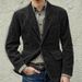 CT 2025 Spring And Autumn Corduroy Single-Breasted Casual Men's Suit Jacket_viptrois.com
