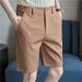 Men's Stretch-Fit Business Casual Shorts – Lightweight Summer Dress Pants With Elastic Waist & Tailored Slim Fit (Quick-Dry, Wrinkle-Resistant)_viptrois.com