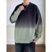 Autumn And Winter Sweater Gradient Color Round Neck Pullover Knitted Sweater For Teenagers Casual Woolen Clothes_viptrois.com