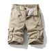 2025 Summer Men's Casual Bermuda Loose Cotton Outdoor Travel Wear-resistant, Breathable And Comfortable Beach Shorts_viptrois.com