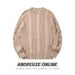 Men's Slim Fit Mesh Knit Sweater - Sexy Long-Sleeve Pullover, Solid Color & Textured Design (White, Black, Beige)_viptrois.com