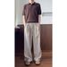 Old Money Wind Striped Suit Pants Men's Autumn Lazy Loose Feeling Wide Leg Yamamoto Pants Cleanfit Drape Casual Pants_viptrois.com