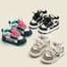 XUANMU Fashion Sport Shoes for Children Casual Shoes Durable Non-slip High Top Mix Color Tenis Shoes Kids Student Flat Heel Sneakers X145B_viptrois.com