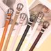 belt retro ancient silver pin buckle women's belt simple versatile jeans decorative belt for women_viptrois.com