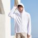 Men's Clothing New Couple Sun Protection Clothing Men And Women Hooded Casual Jacket Sun Protection Clothing Skin Clothing Jacket Light_viptrois.com