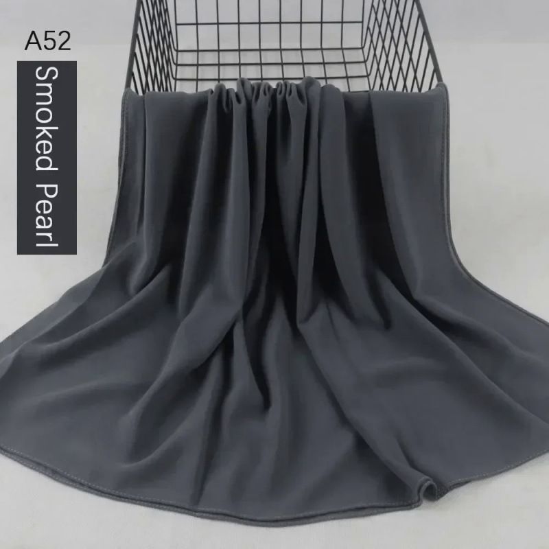 Muslim Headscarf Muslim Pearl Chiffon Veil Long Malay Veil Middle East African Shawl_viptrois.com