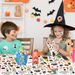 Halloween Laser Pumpkin Stickers Flash Children Waterproof Diy Skull Bat Party Decoration Halloween Stickers_viptrois.com