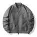 Men's Bomber Jacket - Windproof & Quilted Lining Flight Jacket For Men, Slim Fit, Lightweight & Warm, All-Season Casual Outerwear_viptrois.com