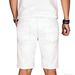 Men's White Denim Shorts Simple Stylish Business-Like Summer Wear_viptrois.com