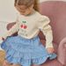 Spot Spring New Products PS Korean Children's Casual Loose Trendy English Cherry Bubble Long Sleeve Sweater_viptrois.com