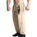 Men's Relaxed-Fit Jogger Pants Wide-Leg Training Trousers for Running Squats Casual Wear All-Season Comfort_viptrois.com