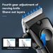 Kemei Km-5082 Adjustable Professional Electric Clipper Usb Charging Base Digital Display Trimmer Rechargeable Hair Cu_viptrois.com