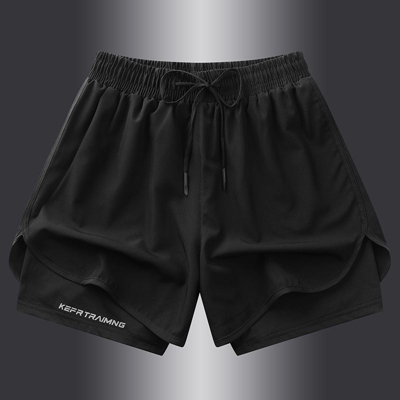 Men's Clothing Men's Running Fitness Basketball Beach Shorts Lining Outer Wear Summer Ice Silk Suit Swimming_viptrois.com