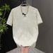 Men's Summer New Trend Solid Color Casual Thin Versatile Breathable Simple Round Neck Short Sleeve T-Shirt_viptrois.com
