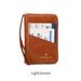 Women's Wallet & Men's Wallet Rfid Antimagnetic Passport Bag Zipper Short Passport Holder Multifunctional Travel Storage Certificate Bag_viptrois.com