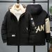 Men's Oversized Winter Hooded Jacket With Letter Print - Thickened Cotton Coat For Plus Size (4xl-10xl)_viptrois.com