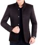 Men's Wool Blend Business Jacket – Wrinkle-Free Winter Overcoat With Multiple Pockets, Slim Fit & Warm Lining_viptrois.com