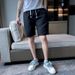 Men's Summer Jogger Shorts 5-Inch Inseam Breathable Loose Fit Casual Athletic Shorts With Jacquard Pattern_viptrois.com