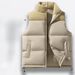 Autumn And Winter Splicing Cotton Vest Men's 2025 New Vest Thickened_viptrois.com
