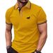 Men's Clothing New Men's T Shirt Classic Short Sleeve Polo Shirt Summer Tops Casual T Shirt Button Lapel Oversized_viptrois.com